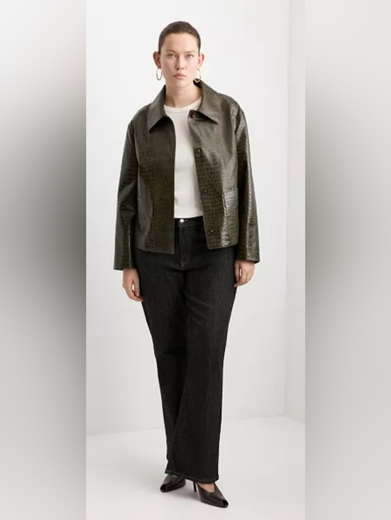 Mango Denim - MWT MNG Jeans Collections Flare Color Black Size 38